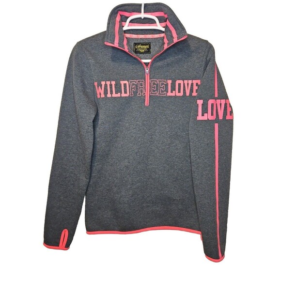 Special One International Sweatshirt Womens Size Small Gray 1/4 Zip Long Sleeve - Picture 1 of 7